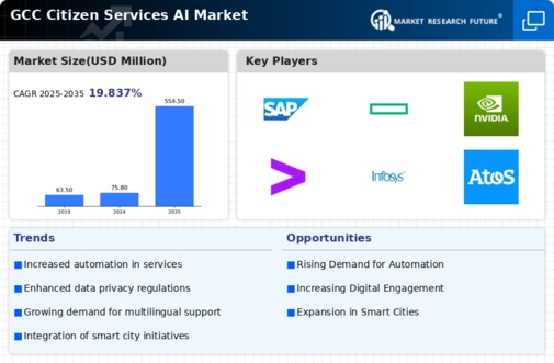 GCC Citizen Services AI Market Infographic