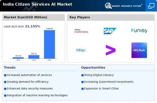 India Citizen Services AI Market Infographic