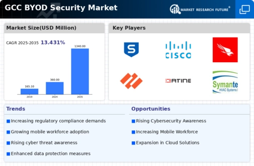 GCC BYOD Security Market Infographic