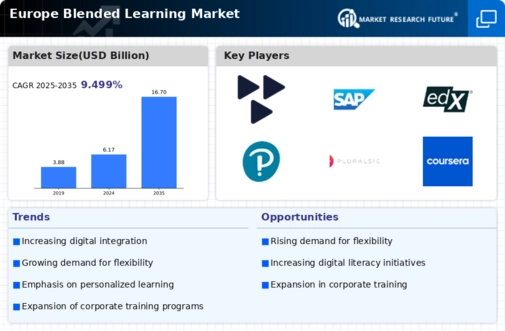 Europe Blended Learning Market Infographic