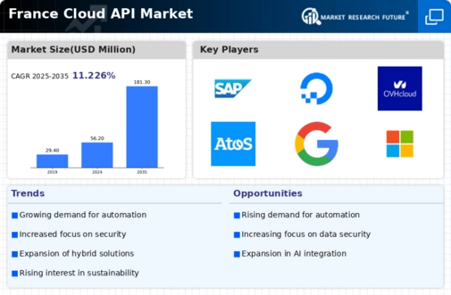 France Cloud API Market Infographic