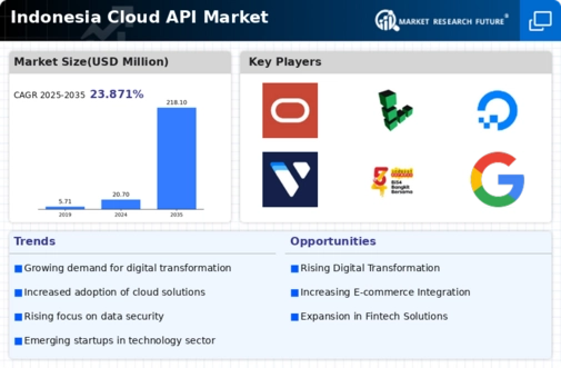 Indonesia Cloud API Market Infographic