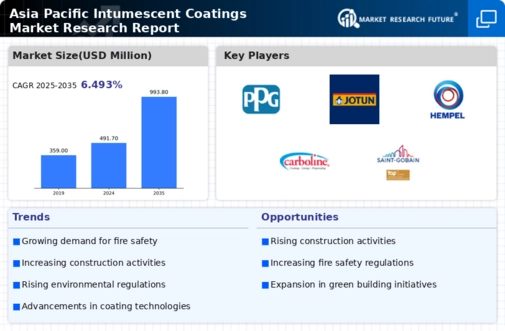 Asia Pacific Intumescent Coatings Market Infographic