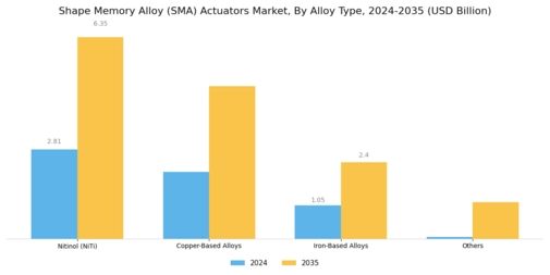 Shape Memory Alloy Actuators Market Segment Image 0