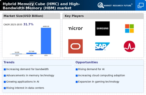 Hybrid Memory Cube High-Bandwidth Memory Market Infographic