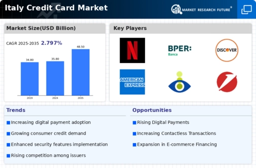Italy Credit Card Market Infographic