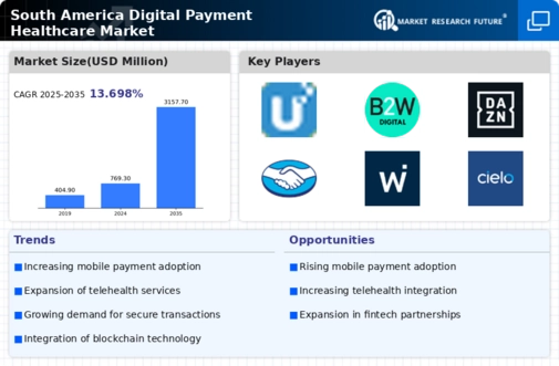 South America Digital Payment Healthcare Market Infographic