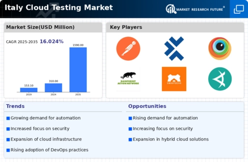 Italy Cloud Testing Market Infographic