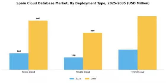 Spain Cloud Database Market Segment Image 2