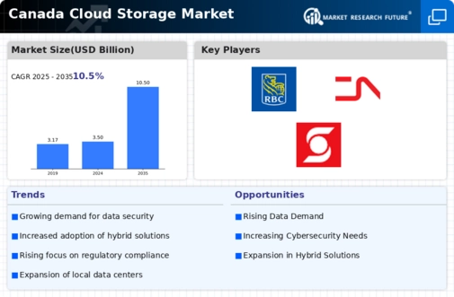 Canada Cloud Storage Market Infographic