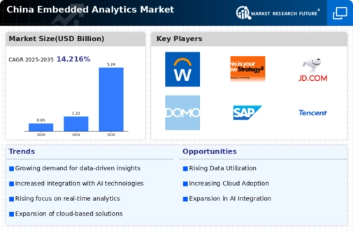 China Embedded Analytics Market Infographic