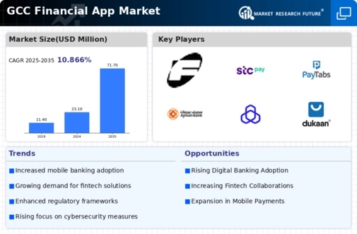 GCC Financial App Market Infographic