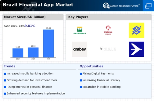 Brazil Financial App Market Infographic