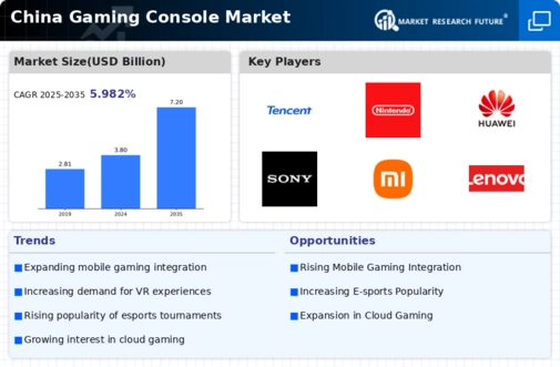 China Gaming Console Market Infographic