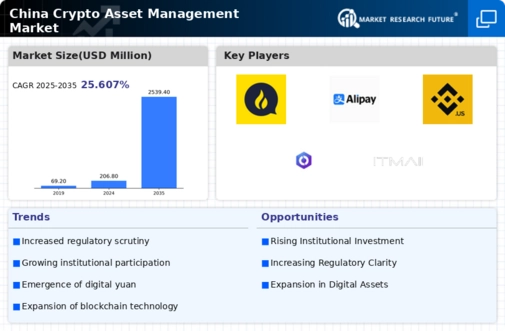 China Crypto Asset Management Market Infographic