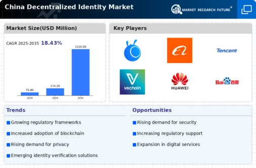 China Decentralized Identity Market Infographic