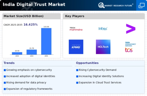 India Digital Trust Market Infographic
