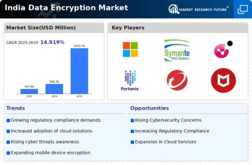 India Data Encryption Market Infographic