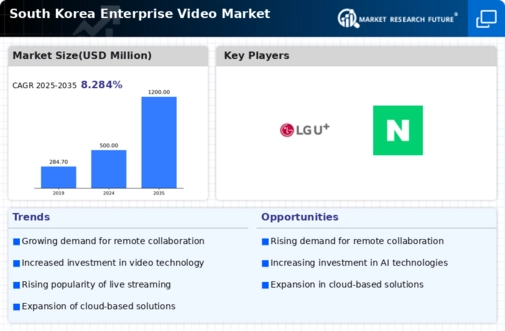 South Korea Enterprise Video Market Infographic