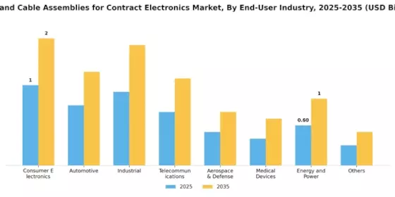 Wire and Cable Assemblies for Contract Electronics Market  Segment Image 1