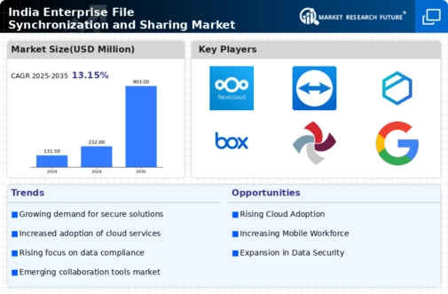 India Enterprise File Synchronization Sharing Market Infographic