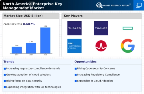 North America Enterprise Key Management Market Infographic