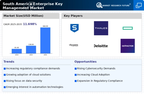 South America Enterprise Key Management Market Infographic