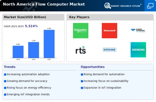 North America Flow Computer Market Infographic