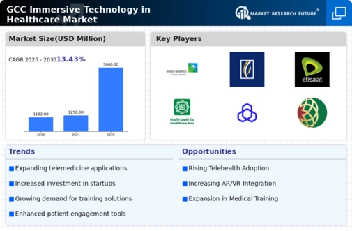 GCC Immersive Technology In Healthcare Market Infographic