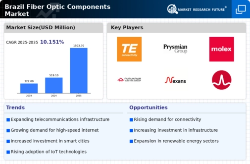 Brazil Fiber Optic Components Market Infographic