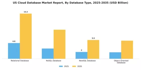 US Cloud Database Market Segment Image 1