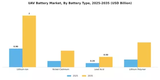 UAV Battery Market Segment Image 1