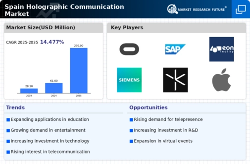 Spain Holographic Communication Market Infographic