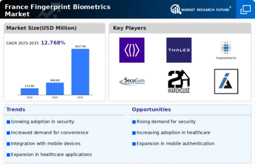 France Fingerprint Biometrics Market Infographic