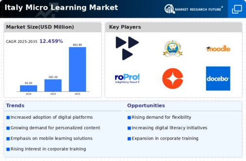 Italy Micro Learning Market Infographic