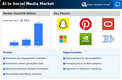 AI in Social Media Market Infographic