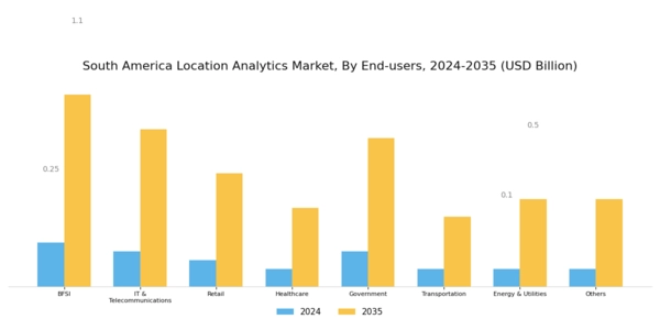 South America Location Analytics Market Segment Image 3