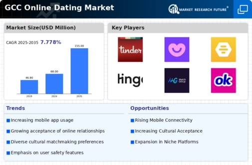 GCC Online Dating Market Infographic