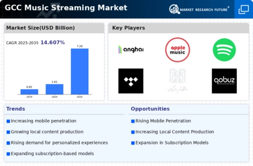 GCC Music Streaming Market Infographic