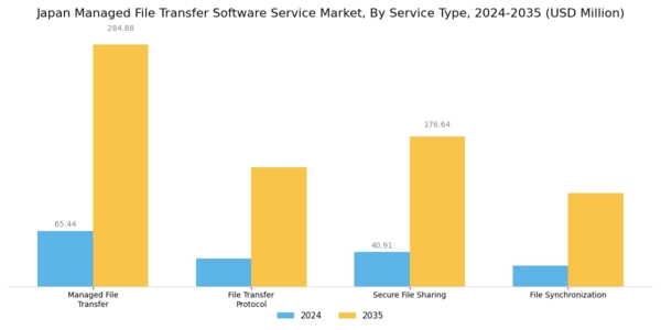 Japan Managed File Transfer Software Service Market Segment Image 1