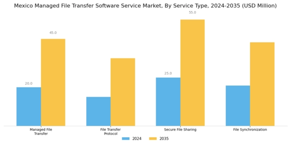 Mexico Managed File Transfer Software Service Market Segment Image 1