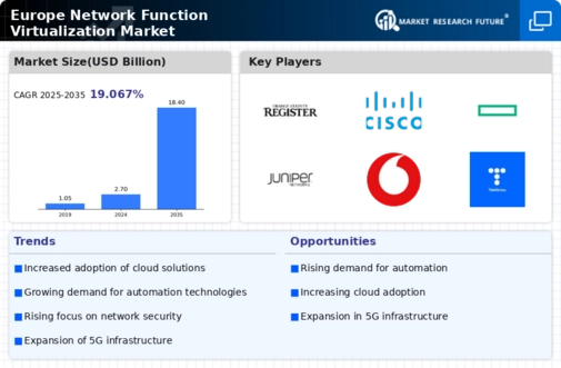 Europe Network Function Virtualization Market Infographic