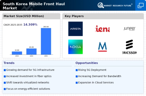 South Korea Mobile Front Haul Market Infographic