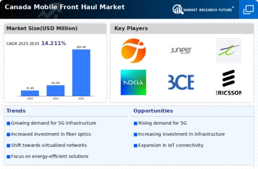 Canada Mobile Front Haul Market Infographic