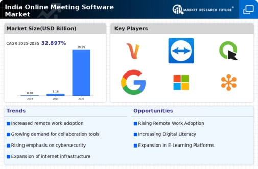 India Online Meeting Software Market Infographic
