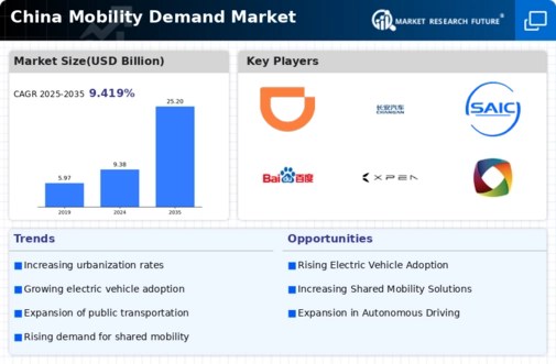 China Mobility Demand Market Infographic
