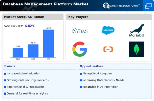 Database Management Platform Market Infographic