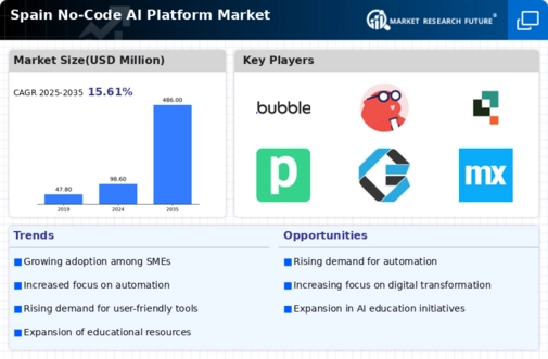 Spain No Code Ai Platform Market Infographic