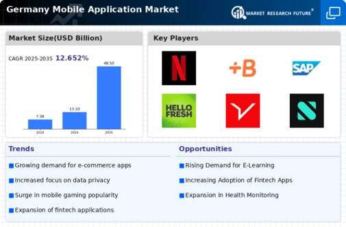 Germany Mobile Application Market Infographic