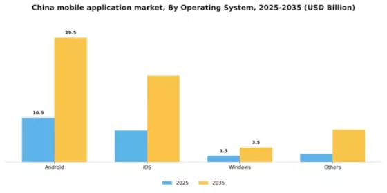 China Mobile Application Market Segment Image 3